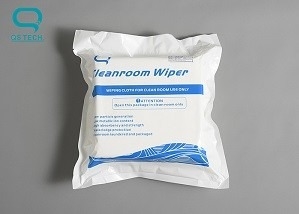 55% Microfiber 45% Polyester Cleanroom Wipes Lint Free Polyester Wipes For Cleanroom