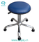Blue PU Leather Adjustable Rotary Clean Room Chair