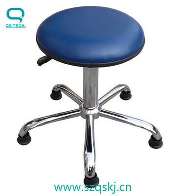 PU Leather Adjustable Rotary Clean Room Chair Anti Static