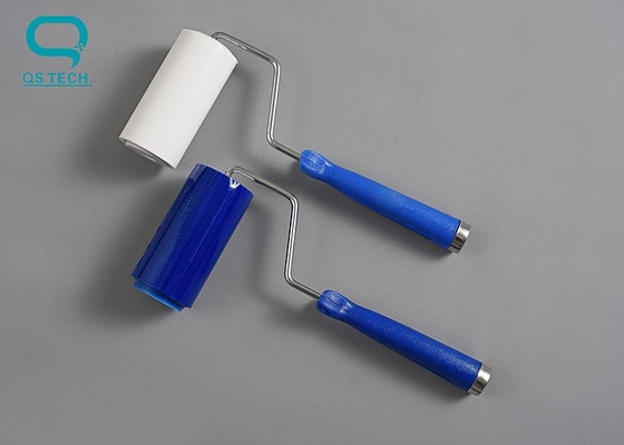 Disposable Polyester Blue Cleanroom Sticky Roller with handle