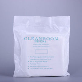100% Polyester Sealed - Edge Cleanroom Wipers 9x9 For Critical Environments Control